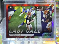 Aaron Donald [Spectrum Red] #LC-16 Football Cards 2022 Panini Absolute Last Call Prices