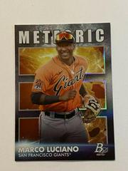 Marco Luciano Baseball Cards 2021 Bowman Platinum Meteoric Prices