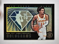 Trae Young [Gold] #6 Basketball Cards 2021 Panini Illusions NBA 75th Anniversary Holograms Prices