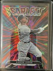 Aaron Judge [Red Donut Circles Prizm] Baseball Cards 2022 Panini Prizm Fearless Prices