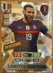 Karim Benzema Soccer Cards 2022 Panini Adrenalyn XL FIFA World Cup Qatar Limited Edition Prices