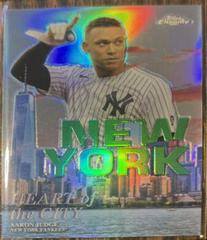 Aaron Judge [Green] #HOC-13 Baseball Cards 2022 Topps Chrome Heart of the City Prices