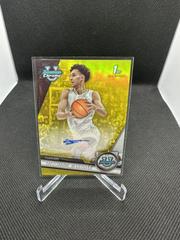 Zaccharie Risacher [Yellow] #BCPA-ZR Basketball Cards 2023 Bowman Chrome University Prospects Autographs Prices