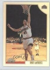 Raef Lafrentz [Refractor] #113 Basketball Cards 1998 Topps Chrome Prices