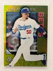 Mookie Betts [Chartreuse] #1 Baseball Cards 2020 Bowman Platinum Prices