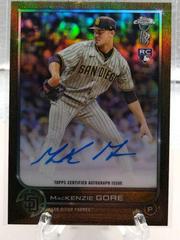 MacKenzie Gore [Gold] #BBA-MG Baseball Cards 2022 Topps Chrome Ben Baller Autographs Prices
