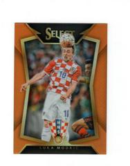 Luka Modric [Running Orange Prizm] Soccer Cards 2015 Panini Select Prices