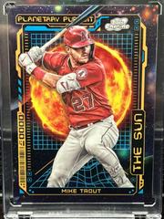 Mike Trout Baseball Cards 2023 Topps Cosmic Chrome Planetary Pursuit Sun Prices