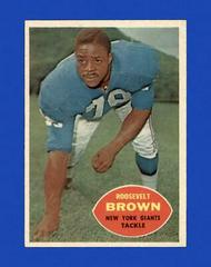 Roosevelt Brown #78 Football Cards 1960 Topps Prices