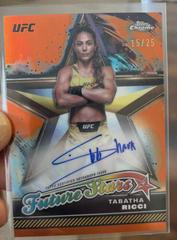 Tabatha Ricci [Orange Refractor] #FSA-TRI Ufc Cards 2024 Topps Chrome UFC Future Stars Autograph Prices