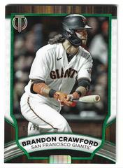 Brandon Crawford [Green] #73 Baseball Cards 2022 Topps Tribute Prices
