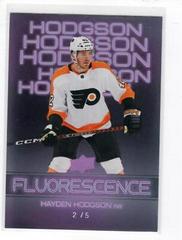 Hayden Hodgson [Magenta] #F-6 Hockey Cards 2022 Upper Deck Fluorescence Prices