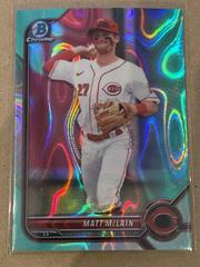 Matt McLain [Aqua Lava] #BDC-100 Baseball Cards 2022 Bowman Draft Chrome Prices