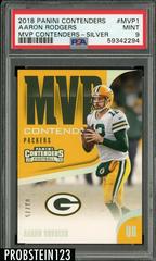 Aaron Rodgers [Silver] Football Cards 2018 Panini Contenders MVP Prices