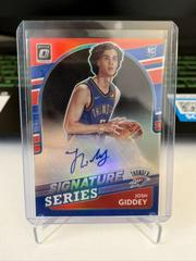 Josh Giddey [Blue] Basketball Cards 2021 Panini Donruss Optic Signature Series Prices