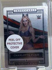 Charlotte Flair Wrestling Cards 2022 Panini Impeccable WWE Stainless Stars Prices