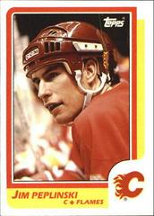 Jim Peplinski #182 Hockey Cards 1986 Topps Prices