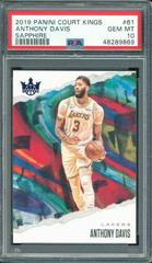 Anthony Davis [Sapphire] Basketball Cards 2019 Panini Court Kings Prices