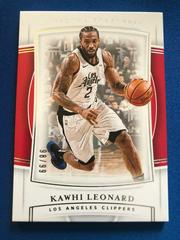 Kawhi Leonard #37 Basketball Cards 2019 Panini National Treasures Prices