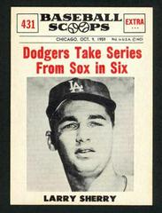 Dodgers Take Series [From Sox in Six] #431 Baseball Cards 1961 NU Card Scoops Prices