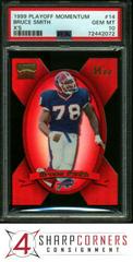 Bruce Smith [X's] #14 Football Cards 1999 Playoff Momentum Prices