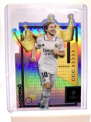 Luka Modric #ROY-MOD Soccer Cards 2022 Topps UEFA Superstars Royalty Chrome Die Cuts Prices