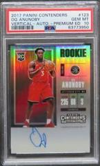 OG Anunoby [Vertical Autograph Premium Edition] Basketball Cards 2017 Panini Contenders Prices
