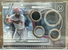 Barry Larkin #SPPPQR-BL Baseball Cards 2023 Topps Museum Collection Single Player Primary Pieces Quad Relics Prices