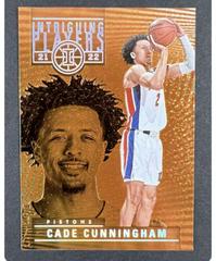 Cade Cunningham [Orange] Basketball Cards 2021 Panini Illusions Intriguing Players Prices
