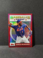 Amed Rosario [Red Refractor] #75 Baseball Cards 2020 Topps Finest Prices