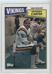 Anthony Carter Football Cards 1987 Topps Prices