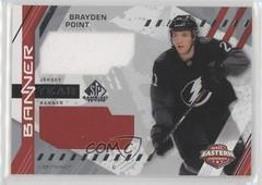 Brayden Point Hockey Cards 2021 SP Game Used NHL Eastern Conference Banner Year Jersey Relics Prices