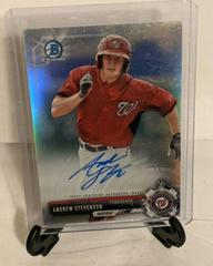 Andrew Calica [Refractor] Baseball Cards 2017 Bowman Chrome Prospects Autographs Prices