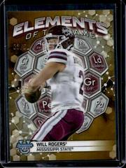 Will Rogers [Gold] #ETG-17 Football Cards 2023 Bowman's Best University Elements of the Game Prices
