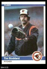 Tim Stoddard #23 Baseball Cards 1984 Fleer Prices