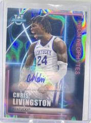 Chris Livingston [Autograph Lava] #NN-11 Basketball Cards 2022 Bowman University Best Neon Neophytes Prices