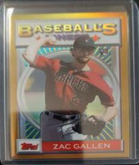 Zac Gallen [Gold Refractor] #54 Baseball Cards 2020 Topps Finest Flashbacks Prices