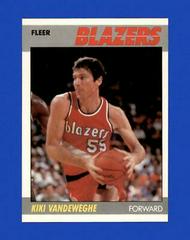 Kiki Vandeweghe Basketball Cards 1987 Fleer Prices