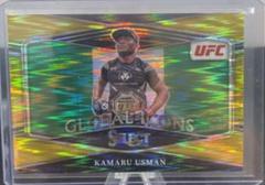Kamaru Usman [Gold Flash] #9 Ufc Cards 2022 Panini Select UFC Global Icons Prices