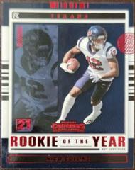 Nico Collins #ROY-NCO Football Cards 2021 Panini Contenders Rookie of the Year Prices