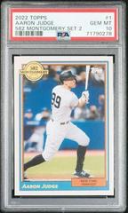 Aaron Judge #1 Baseball Cards 2022 Topps 582 Montgomery Club Set 2 Prices