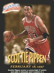 Scottie Pippen Basketball Cards 1997 Fleer Million Dollar Moments Prices