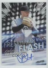 Jordan Yamamoto Baseball Cards 2020 Topps Chrome Freshman Flash Autographs Prices