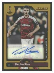 Declan Rice [Gold] Soccer Cards 2021 Topps Merlin Chrome UEFA Autographs Prices