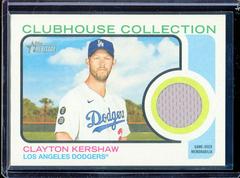 Clayton Kershaw #CC-CK Baseball Cards 2022 Topps Heritage Clubhouse Collection Relics Prices