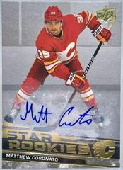 Matthew Coronato [Autograph] #11 Hockey Cards 2023 Upper Deck Star Rookies Prices