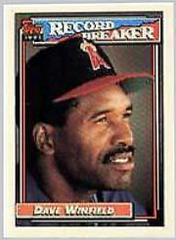 Dave Winfield #5 Baseball Cards 1992 Topps Micro Prices