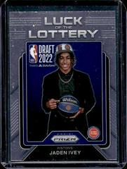 Jaden Ivey #5 Basketball Cards 2022 Panini Prizm Luck of the Lottery Prices