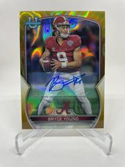 Bryce Young [Autograph Gold Lava] Football Cards 2022 Bowman Chrome University Prices