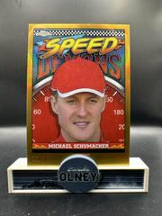 Michael Schumacher [Gold Refractor] #SD-MS Racing Cards 2023 Topps Chrome Formula 1 Speed Demons Prices
